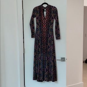 Free People keyhole maxi dress